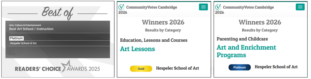 Hespeler School of Art Cambridge Awards